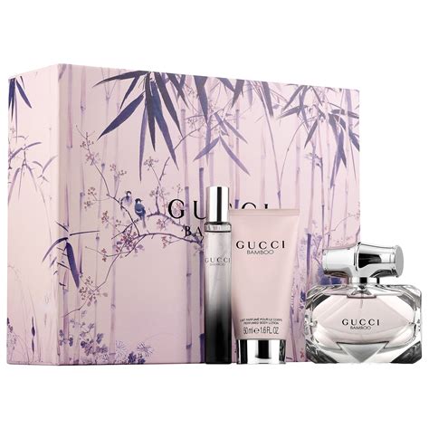 gucci bamboo gift set fragrance shop|is Gucci bamboo perfume discontinued.